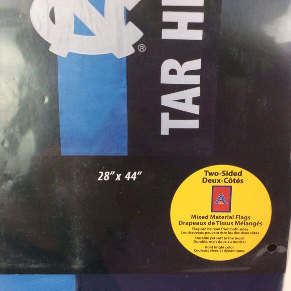 North Carolina UNC Tar Heels 28 inch x 44 inch 2 Sided Flag NEW - Picture 7 of 11